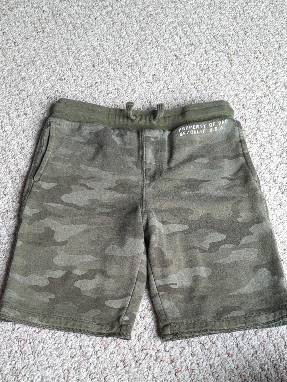 GAP Camo Pull-On Shorts - Olive
